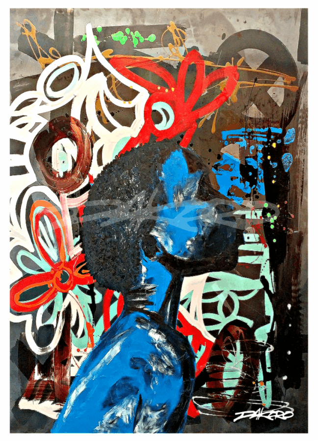 Blue Boy canvas art print by Dakoro (LIMITED EDITION) - Dakoro Art