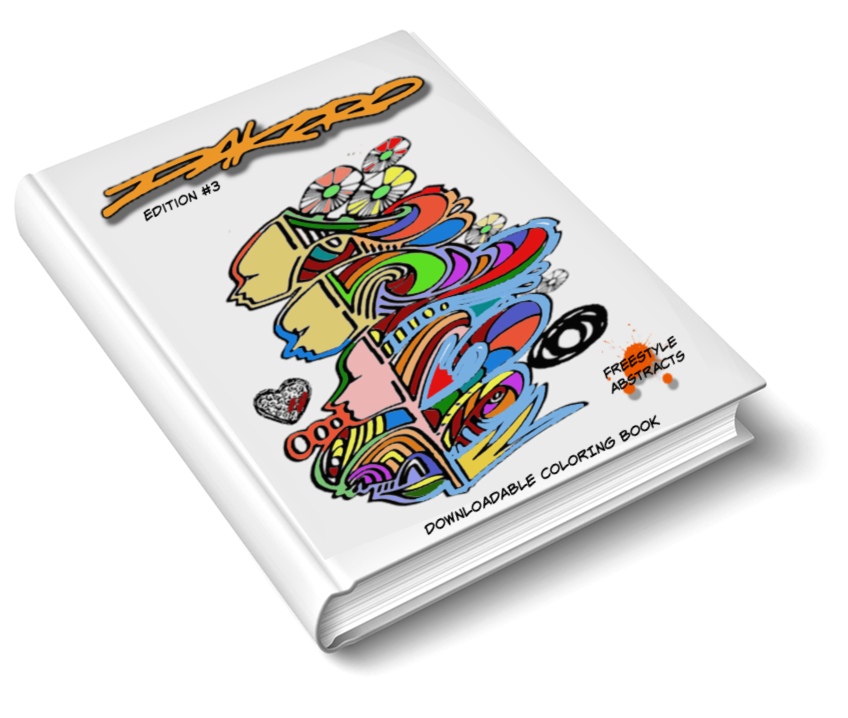 Freestyle Abstract Coloring Book by Dakoro       Buy 1 Get 1 FREE - Dakoro Art