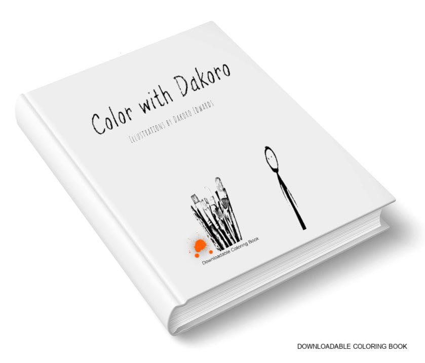 Color with Dakoro Art (downloadable coloring book) - Dakoro Art